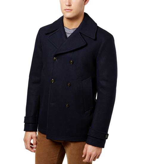 tommy hilfiger pea coat denim.